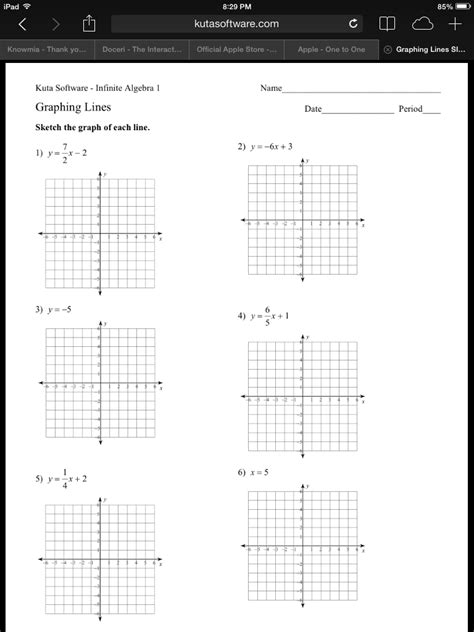 Algebra Linear Equations Worksheets