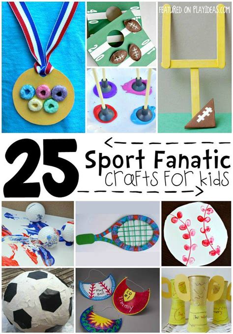 25 Sports Themed Crafts for Kids