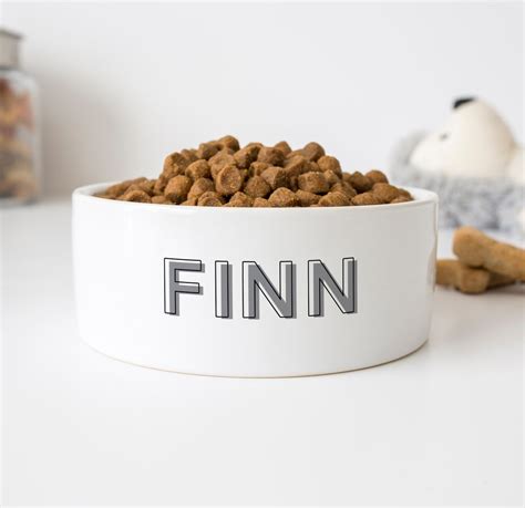 Personalized Dog Bowl, Dog Bowl With Name, Custom Pet Food Bowl ...