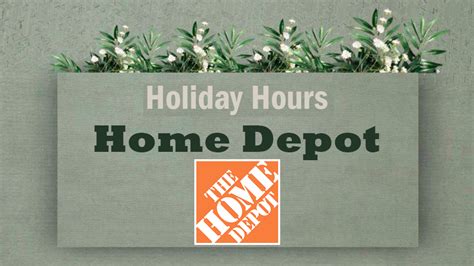 Home Depot Holiday Hours 2024-2025: Closed or Open Schedule