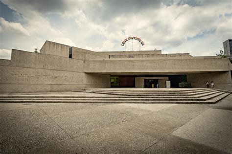 Premium Photo | Exterior details of rufino tamayo arts museum in mexico city