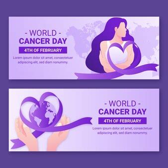 Free Vector | Gradient cancer infographic template