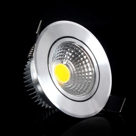 10pcs LED Dimmable Downlights spot light 3W 5W 7W COB Led Ceiling ...