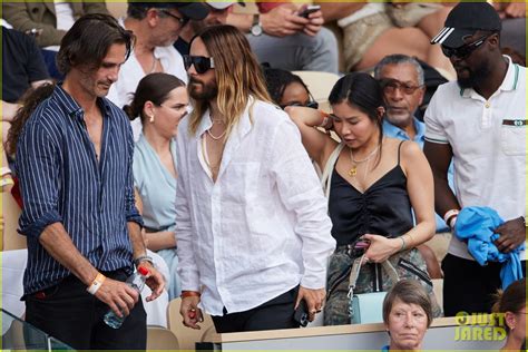 Photo: jared leto rumored girlfriend thet thinn paris tennis tournament ...