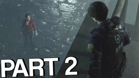 RESIDENT EVIL 2 REMAKE Walkthrough Gameplay Part 2 - (RE2 LEON) - YouTube