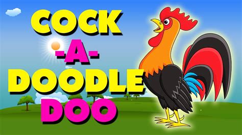 Cock-A-Doodle Doo | English Nursery Rhyme With Lyrics - YouTube