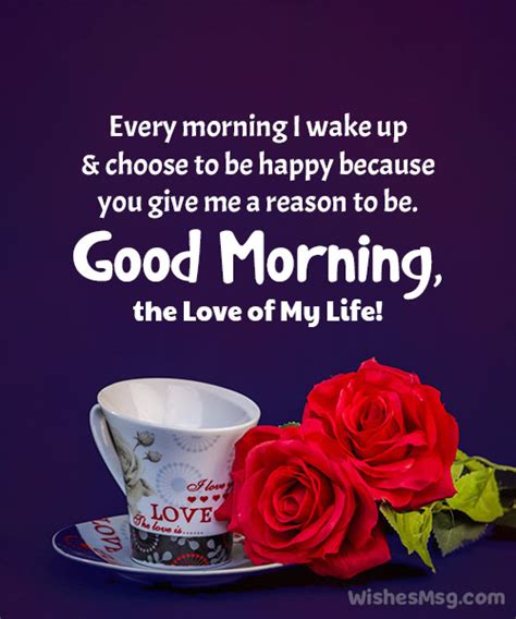 100+ Sweet Good Morning Messages For Wife - WishesMsg