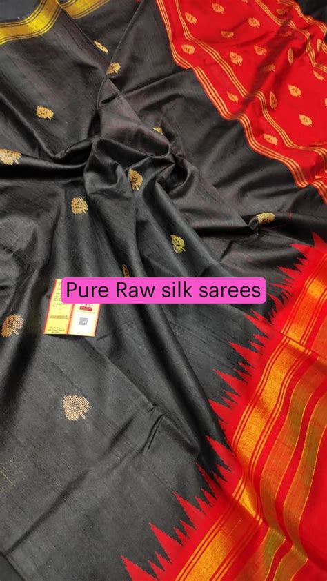 Pure Raw silk sarees | Raw silk saree, South silk sarees, Silk sarees