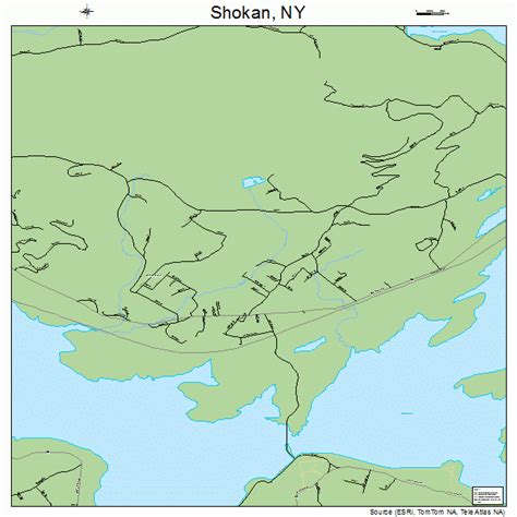 Shokan New York Street Map 3667081