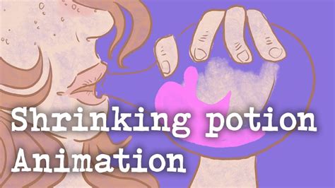 Alice drinks a shrinking potion animation - YouTube