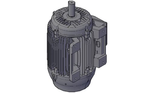 Dynamic 3d motor machine drawing dwg file - Cadbull