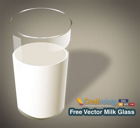 Free Vector Milk Glass Free vector in Adobe Illustrator ai ( .ai ...