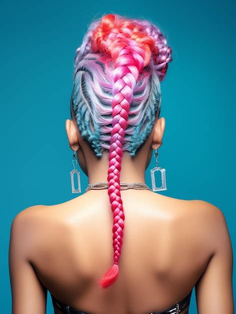 Premium Photo | Beautiful Mohawk braid hair style