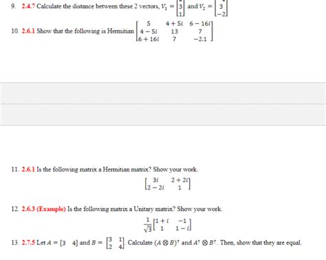 Solved 9. 2.4.7 Calculate the distance between these 2 | Chegg.com