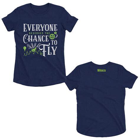 Wicked Women's Chance to Fly Tee – Wicked the Musical Store