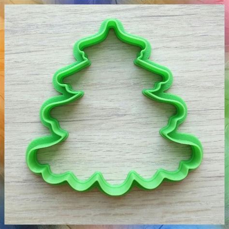 Custom Christmas Tree Cookie Cutter. 3D Printed cutters. Dough | Etsy