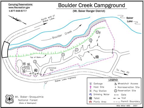 Boulder Lake Campground Map