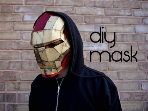 Iron Man Mask Make your own with a PDF Download iron man | Etsy