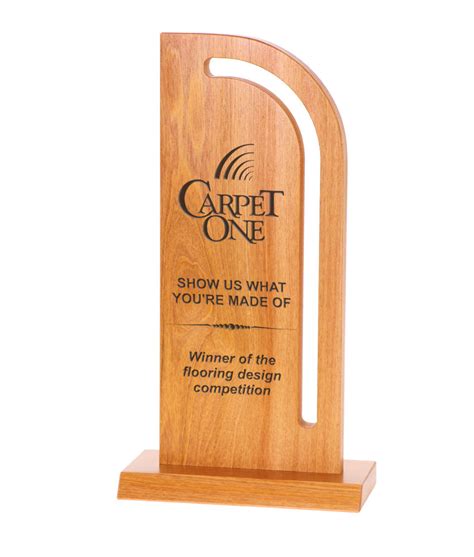 Solid Wood Trophy 37cm Awards Trophy and Engraving Experts