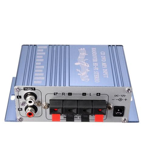 Buy MINI Hi Fi Two Channel Stereo Sub Woofer - Audio Amplifier (Blue ...