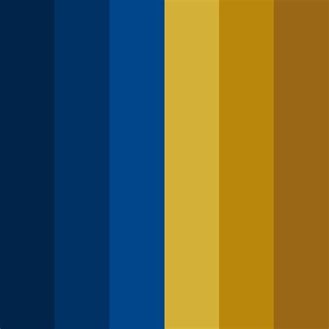 Midnight Blue And Gold Color Palette | Blue color pallet, Gold color ...