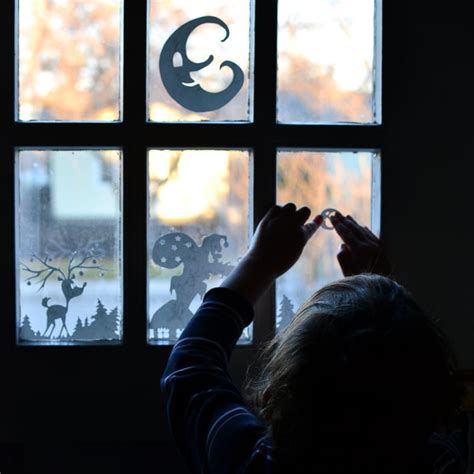 Christmas Window Silhouettes