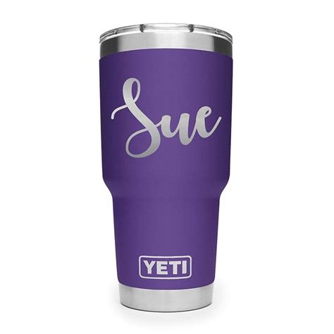 Amazon.com: Peak Purple 30 oz Personalized Yeti Tumbler - Engraved Yeti Rambler30 oz Yeti ...