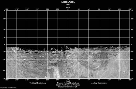 Mercator Map of Miranda