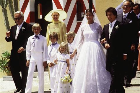 Princess Caroline and Philippe Junot | Royal wedding dress, Royal wedding gowns, Princess ...