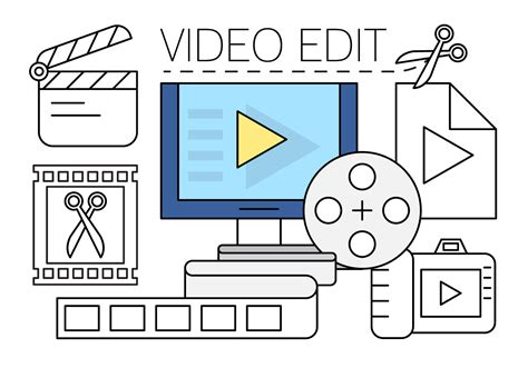 Video Editing Logo Vector Art, Icons, and Graphics for Free Download