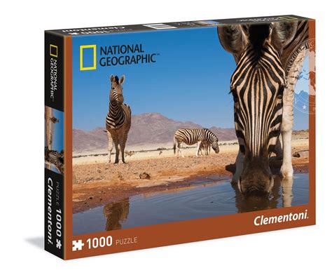 PUZZLE CLEMENTONI 1000 - ZEBRA NATIONAL GEOGRAPHIC | National geographic, Zebra, National