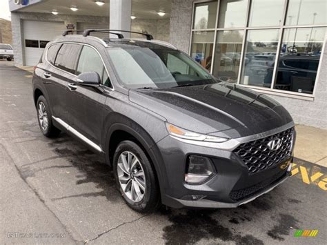 2020 Portofino Gray Hyundai Santa Fe SEL AWD #137543597 Photo #19 | GTCarLot.com - Car Color ...