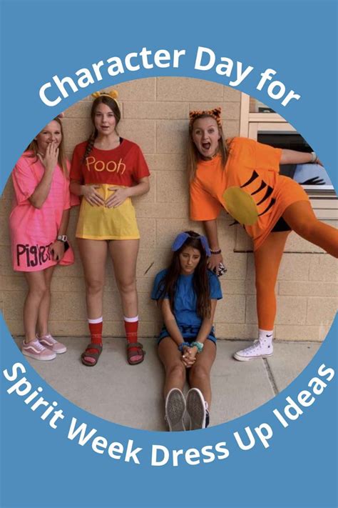 Character Day For Spirit Week