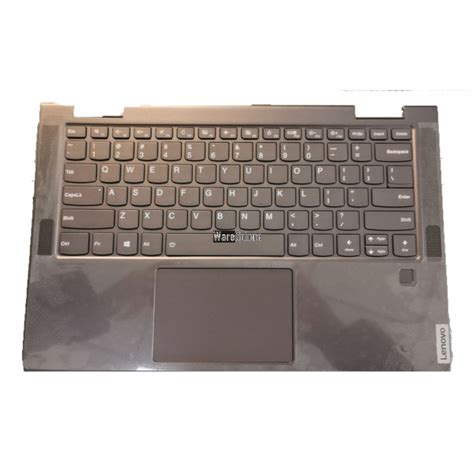 Top Cover Upper Case for Lenovo Yoga C740-14 Palmrest with Backlit Keyboard Gray