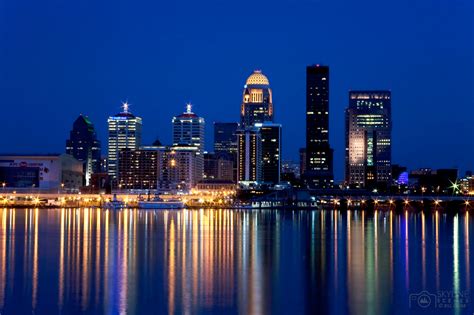 Louisville Skyline at Dusk