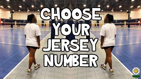 How To Choose Your Jersey Number - YouTube