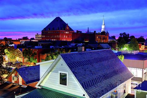 Downtown Burlington Vermont Skyline Photograph by Denis Tangney Jr - Pixels