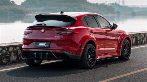 Alfa Romeo Stelvio Goes All Fast & Furious With A Wide Bodykit - WebTimes