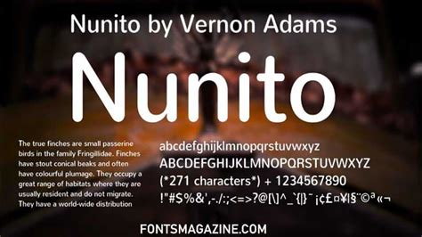 Nunito Font Download | The Fonts Magazine