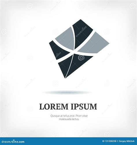 Abstract Geometric Logo. Simple Design Element Stock Vector - Illustration of emblem, commercial ...