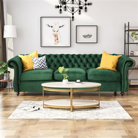 20+ Emerald Green Sofa Living Room Ideas - HMDCRTN