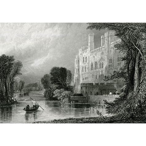 Warwick Castle and River Avon - BRITTON-IMAGES