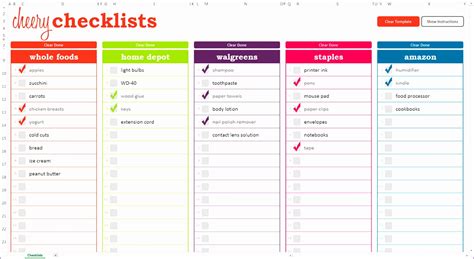 10 Checklist Template Excel - Excel Templates