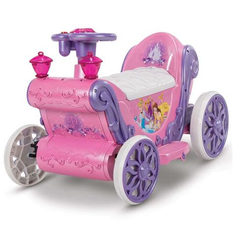 Disney Princess Ride On Toy Pink Girls Car Outdoor Quad Wheel Heart ...