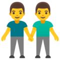 Men Holding Hands Emoji 👬