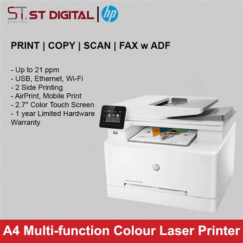 HP Color LaserJet Pro MFP M283fdw Wireless All-in-One Laser Printer ...