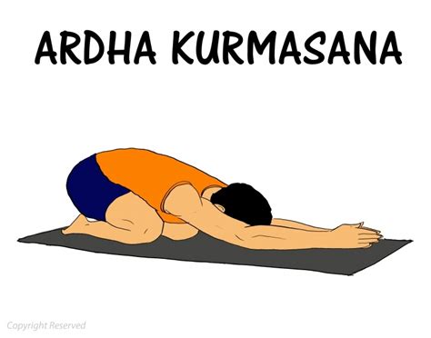 Yoga Poses Ardha Kurmasana Benefits