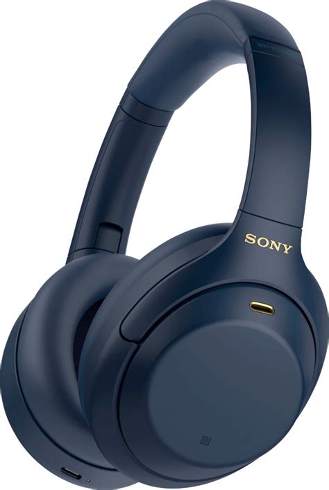 Sony WH-1000XM4 Wireless Noise-Cancelling Over-the-Ear Headphones - Midnight Blue | WH-1000XM4 ...