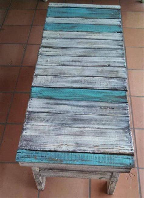 DIY Pallet Wood Coffee Table