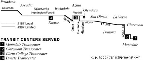 Foothill Transit Service Suggestions--October 1995